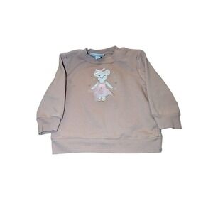 Sterling Baby Girls Mauve Pink Ballerina Mouse Tutu Sweatshirt Pullover 9M